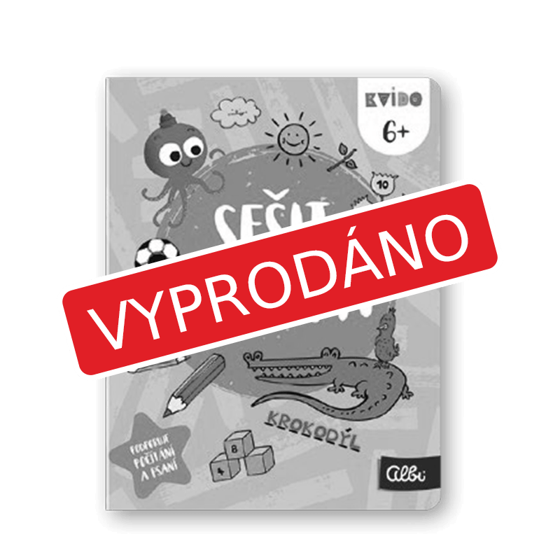 Kvído sešit aktivit od 6 let
