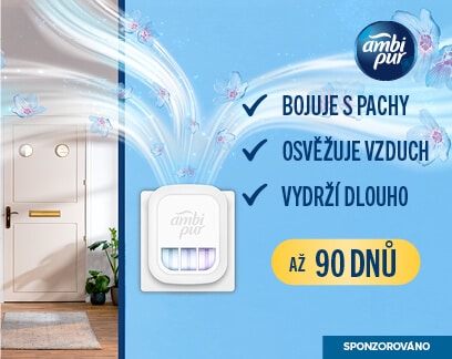 Ambipur - Bojuje s pachy, osvěžuje vzduch, vydrží dlouho. Až 90 dnů.