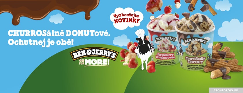 Sponzorováno: Ben & Jerry's - Churrosálně donutové. Ochutnej je obě!