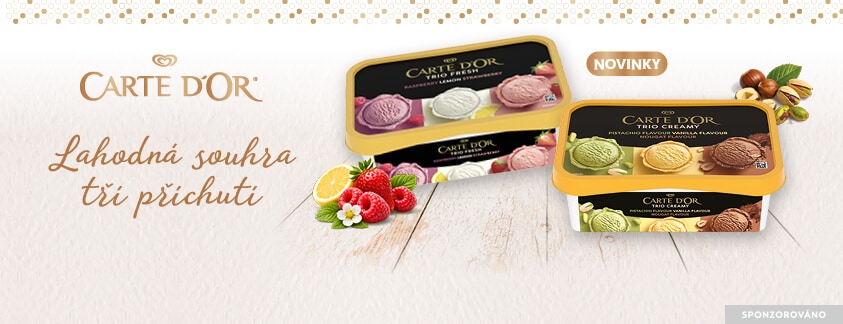 Sponzorováno: CARTE D'OR. Lahodná souhra tří příchutí.