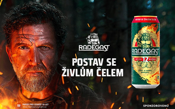 Sponzorováno: Radegast. Postav se živlům čelem.