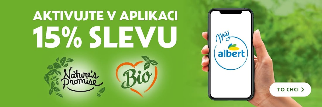 Aktivujte v aplikaci 15% slevu