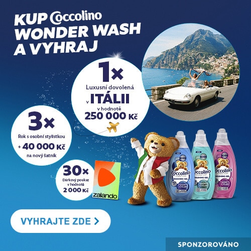 Sponzorováno: Coccolino Kup Wonder Wash a vyhraj