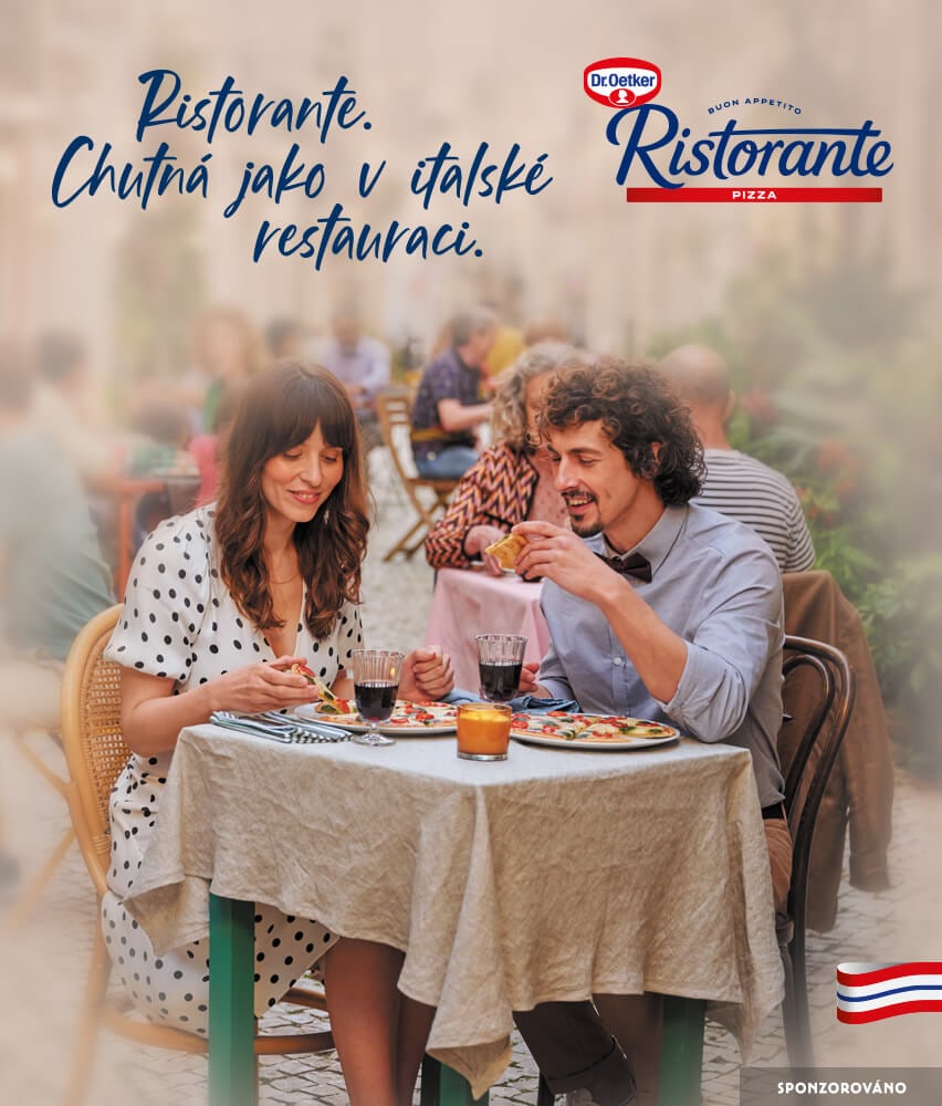 Sponzorováno: Dr. Oetker Ristorante. Chutná jako v italské restauraci.