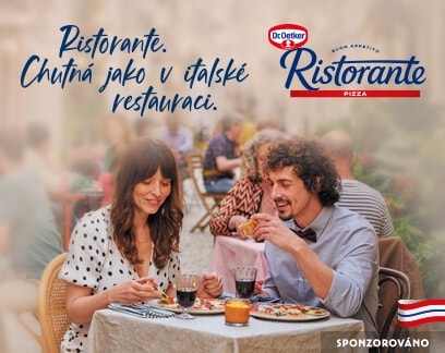 Sponzorováno: Dr. Oetker Ristorante. Chutná jako v italské restauraci.