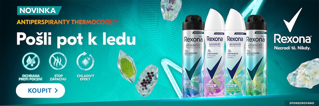 Sponzorováno: Rexona. Pošli pot k ledu