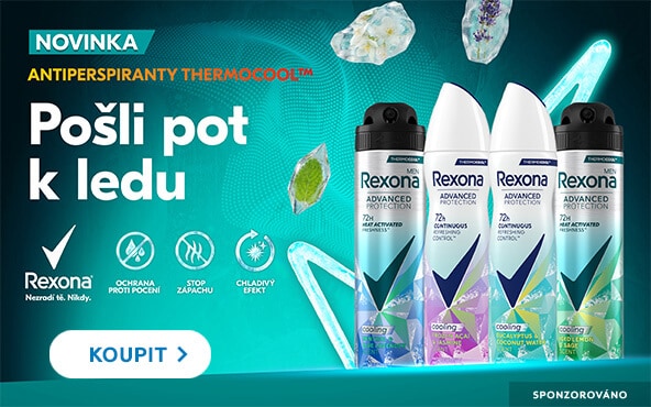 Sponzorováno: Rexona. Pošli pot k ledu