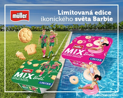 Sponzorováno: müller Limitovaná edice ikonického světa Barbie