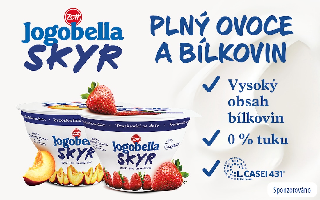Sponzorováno: Jogobella skyr. Plný ovoce a bílkovin.