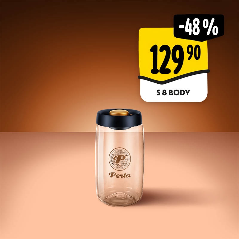 Vakuová dóza skleněná 1 200 ml