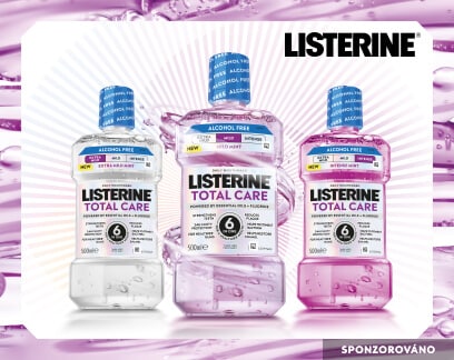 Sponzorováno: Listerine. Vyber si intenzitu. Bez alkoholu.