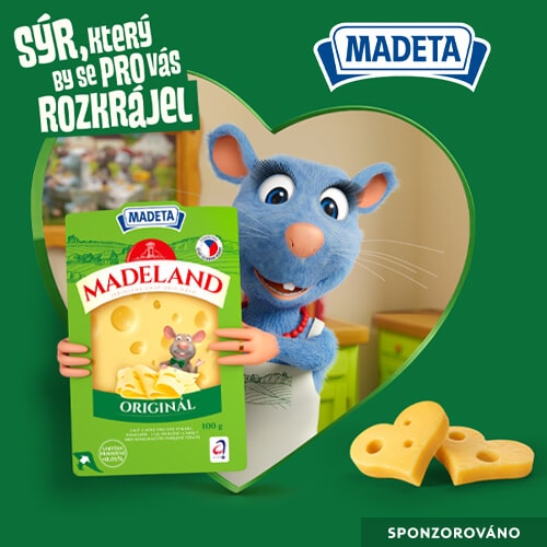 Sponzorováno: Madeta. Sýr, který by se pro vás rozkrájel.