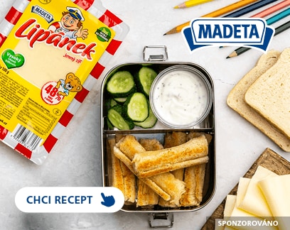 Sponzorováno: Madeta. Lipánek.