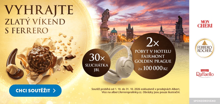 Sponzorováno: Vyhrajte zlatý víkend s ferrero