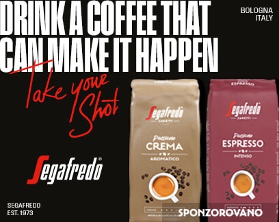 Sponzorováno: Segafredo. Drink a coffee that can make it happen.