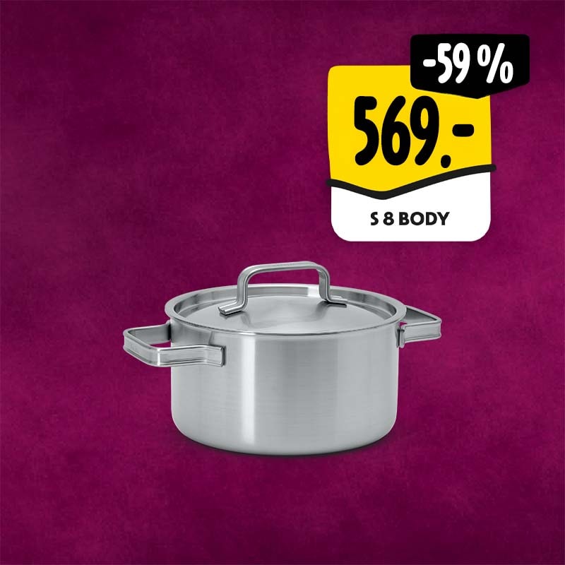 FABINI Hrnec nerezový s poklicí Lucca 4.0 Standard, Ø 20 cm (3 l)