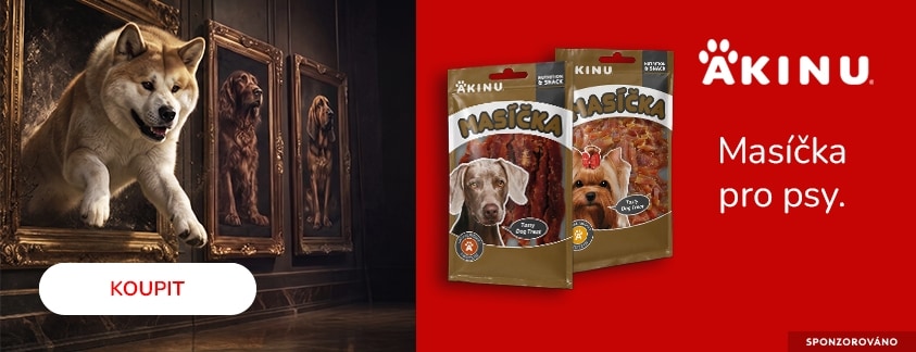 Sponzorováno: Akinu. Masíčka pro psy.