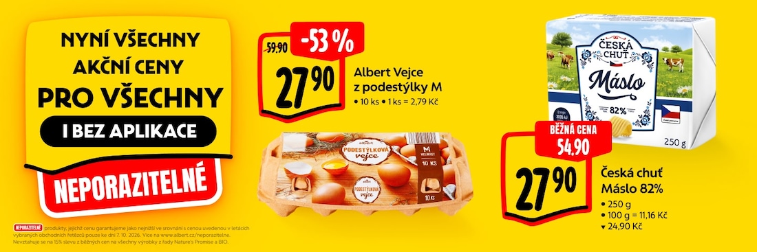 Nyní všechny akční ceny pro všechny i bez aplikace