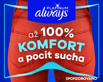 Sponzorováno: PLATINUM always. až 100% komfort a pocit sucha.