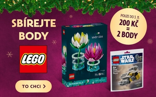Sbírejte body na stavebnice LEGO