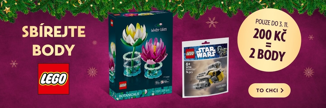 Sbírejte body na stavebnice LEGO